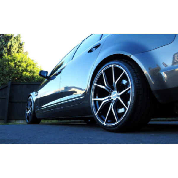 BGW COMPTON Gloss Black w/Machined Face from