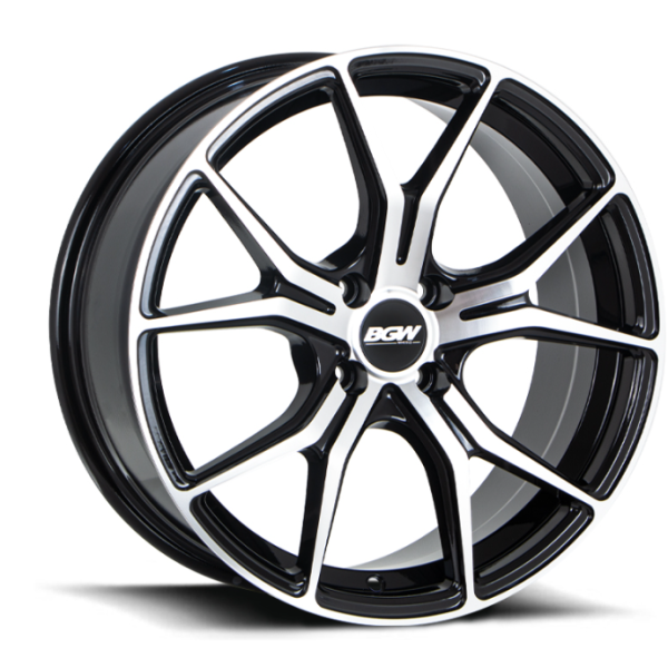 BGW COMPTON Gloss Black w/Machined Face from