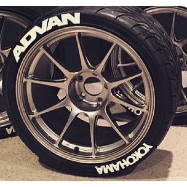 YOKOHAMA ADVAN TYRE LETTER KIT