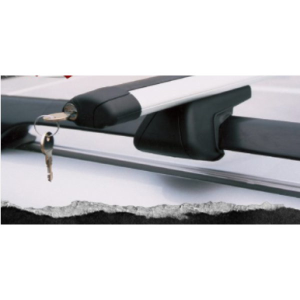 Universal Roof Rack With Keys (Chrome) 52"