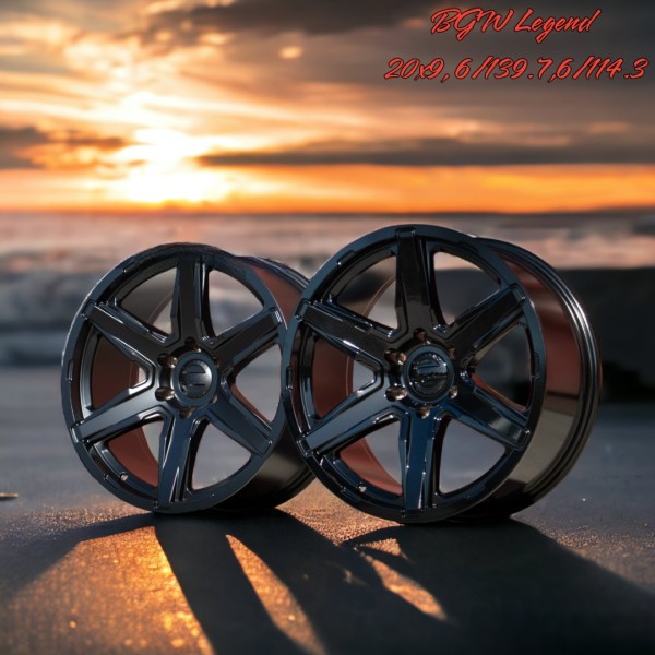 BGW Legends Gloss Black 20x9